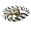 Vintage Anchor Skull Rope Bracelet