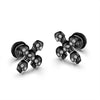 Skulls Cubic Zirconia Stud Earrings