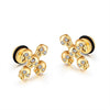 Skulls Cubic Zirconia Stud Earrings