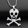Punk Skull Head Pendant Necklace