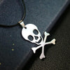 Punk Skull Head Pendant Necklace