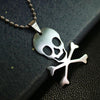 Punk Skull Head Pendant Necklace