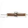 Colorful Flower Skull Infinity Bracelet