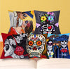 Sugar Skulls Cushion Covers - designfullprint