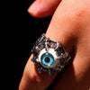 Dragon Claw Eye Skull Ring