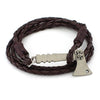 Retro Skull Woven Braided Bracelet