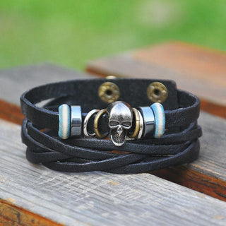 Skull Head Charm Unisex Bracelet