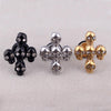 Fashion Skull Stainless Steel Stud Earrings