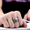 Classic Punk Biker Skull Ring