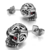 Rock Eyes Skull Stud Earrings