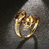 Stainless Steel Smiling Skull Ring