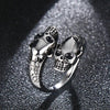 Stainless Steel Smiling Skull Ring