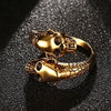 Stainless Steel Smiling Skull Ring