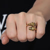 Stainless Steel Smiling Skull Ring
