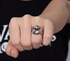 Stainless Steel Smiling Skull Ring