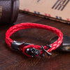 Punk Skull Adjustable Braided Bracelet