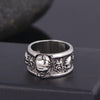 Biker Steampunk Skull Ring