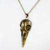 Vintage Punk Jewelry Bird Skull Necklace