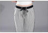 Knitted Skull Drawstring Pants
