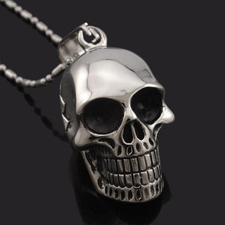 Enthusiast Stainless Steel Skull Necklace