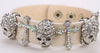Crystal Rhinestone Skull Bracelet
