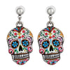 Funny Skull Stud Earring