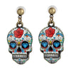 Funny Skull Stud Earring