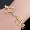 Music Notes Ladies Bangle Bracelets for Women - designfullprint