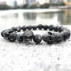 Natural Stone Skull Bracelet - designfullprint