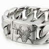 Deep Engraved Skull Bracelet