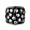 Cluster Men Vintage Skull Ring