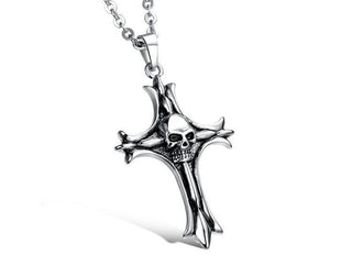 Unique Skull Cross Necklace