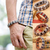 Retro Punk Skull Charm Bracelet