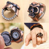 Retro Vintage Skull Ring Watch