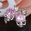 Skull Crown Stud Earrings