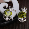 Skull Crown Stud Earrings