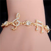 Music Notes Ladies Bangle Bracelets for Women - designfullprint