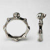 Skull Bone Death Cocktail Ring - designfullprint