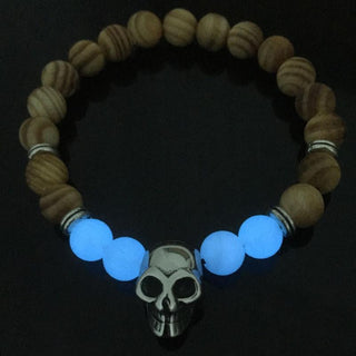 Charm Fluorescent Skull Bracelet