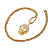 Simple Steampunk Skull Necklace