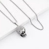 Simple Steampunk Skull Necklace