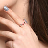 Fashion Female Inlaid Skull Rose Ring - designfullprint