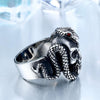 Vintage Snake Skull Ring