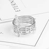 Musical Note Sterling Sliver Rings for Women - designfullprint