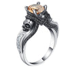 Ghost Skull Skeleton Ring