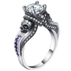Ghost Skull Skeleton Ring