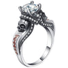 Ghost Skull Skeleton Ring