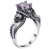 Ghost Skull Skeleton Ring