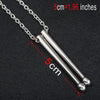 WAWFROK Fashion Music Men Los Collares Rockers Jazz Band Drum Drummers 316L Stainless Steel Necklace Pendant Jewelry N-148 - designfullprint