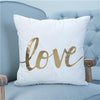 Golden Cushion Covers